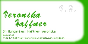 veronika haffner business card